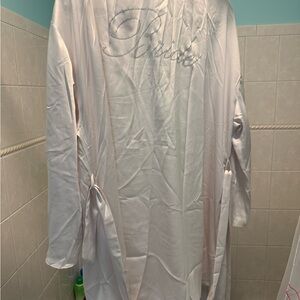 Victoria's Secret White Bride Robe (Size M/L)